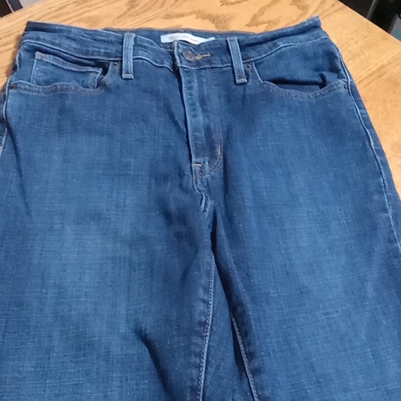LEVI'S Womens 29 (27 x 27) JEANS DENIM Pants Preowned BLUE HIGH RISE SKINNY - Picture 2 of 7